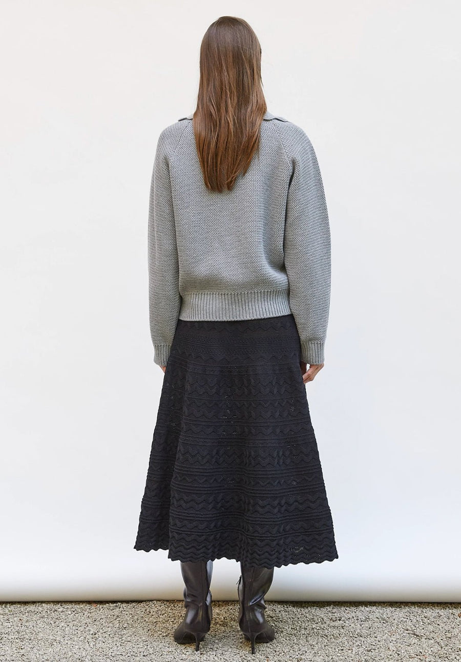 MOLLI - SANTO3 Sweater in Grey