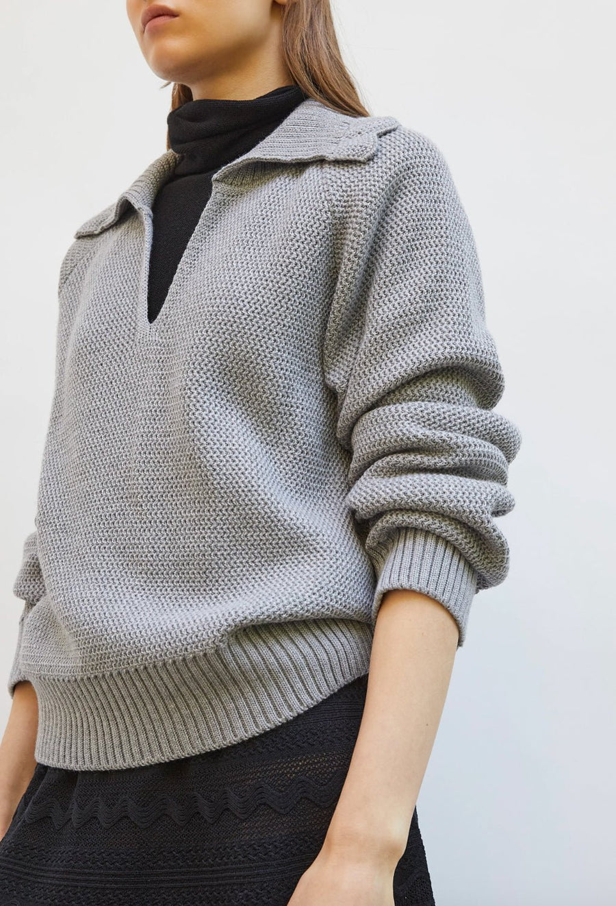 MOLLI - SANTO3 Sweater in Grey