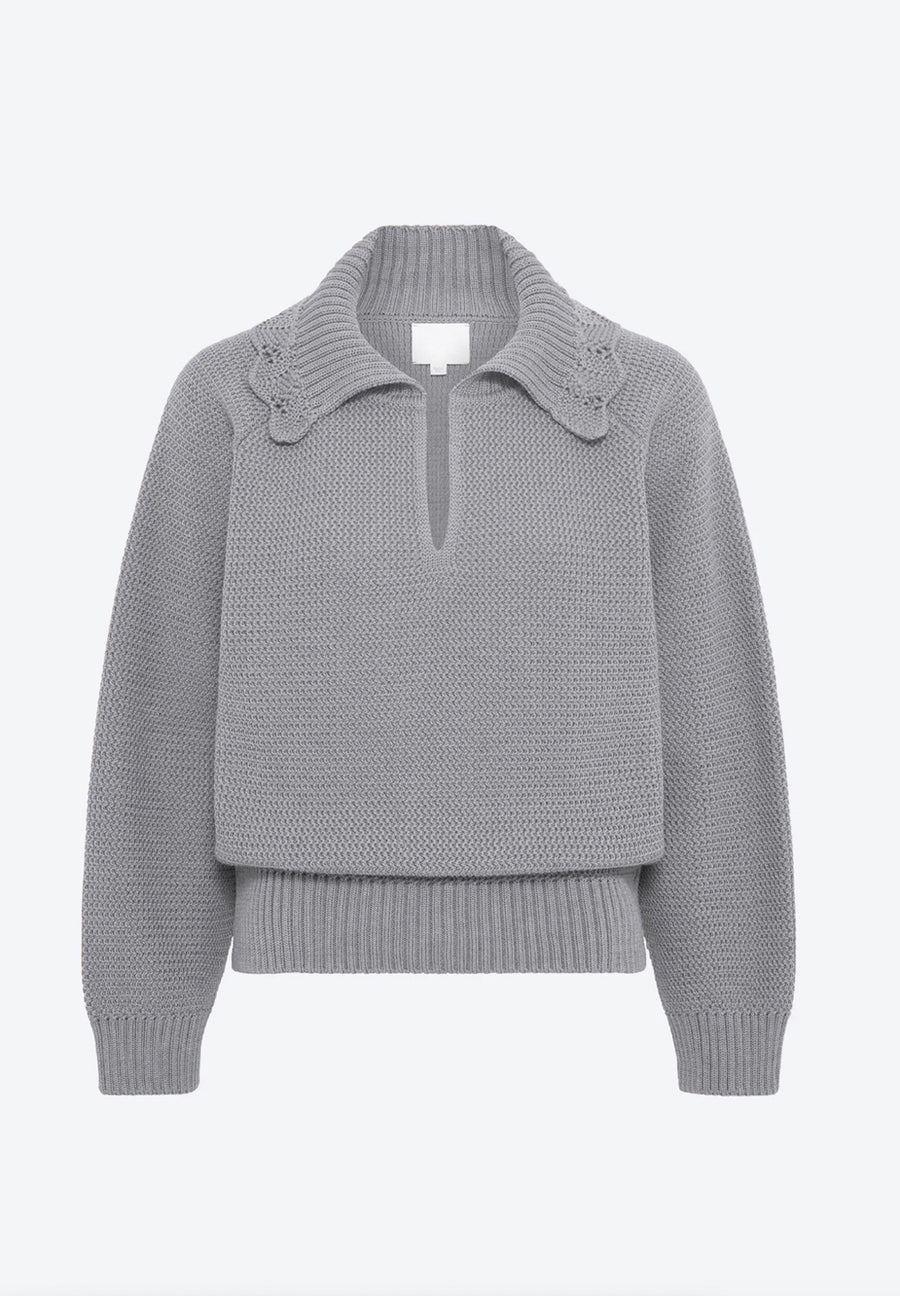 MOLLI - SANTO3 Sweater in Grey