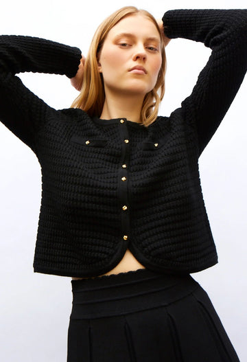 Molli - BEGONIA Jacket in Deep Black