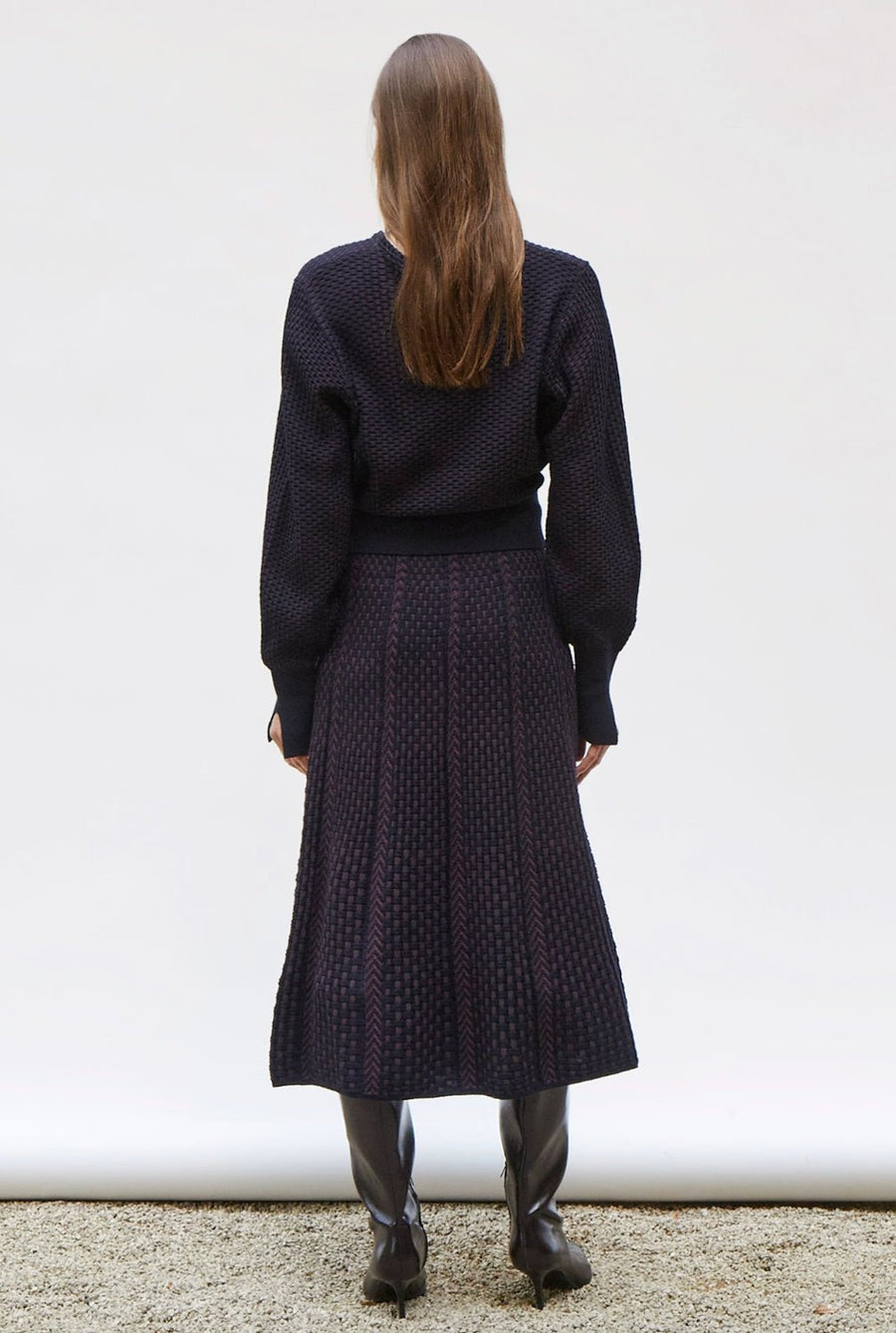 MOLLI - Dakota Pullover in Midnight-Plum