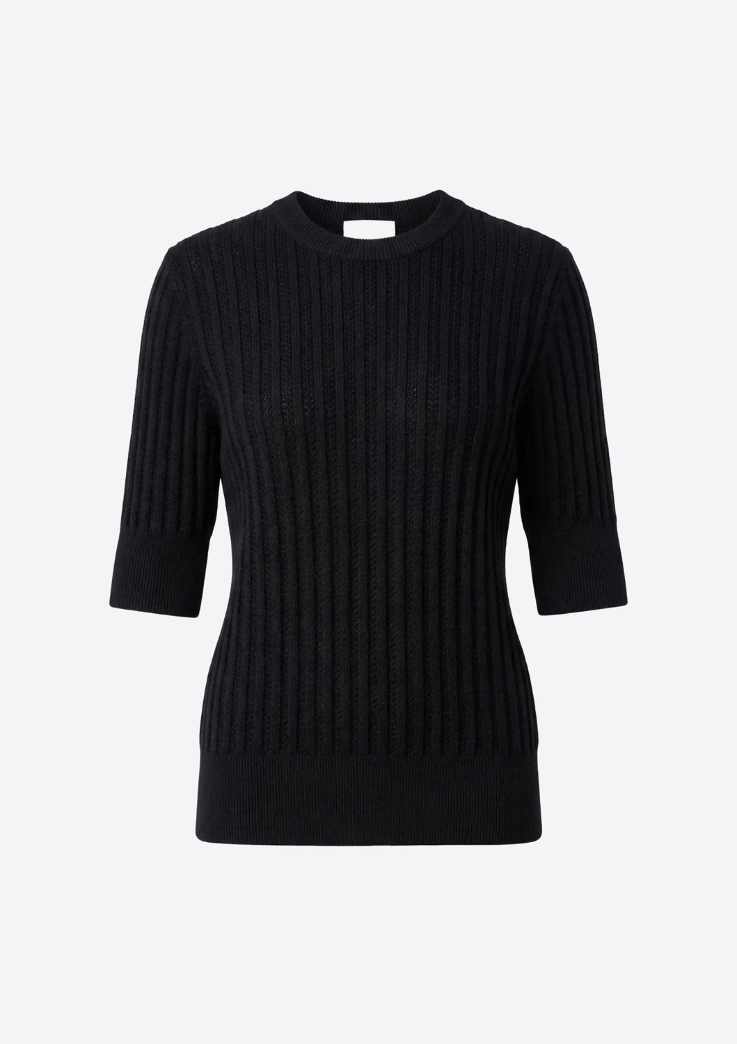 MOLLI - EASY Crewneck Pullover in Deep Black