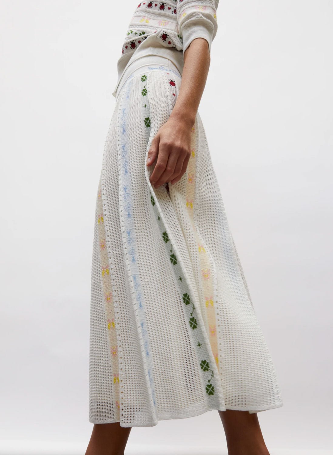 MOLLI - ESPERANCE Skirt in Milk/Multi