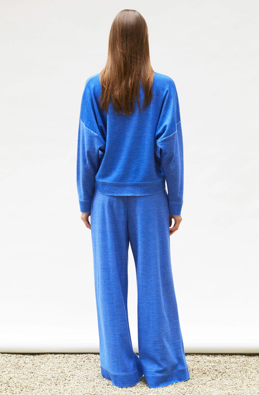 MOLLI - Lauren Pants in Royal Blue Denim