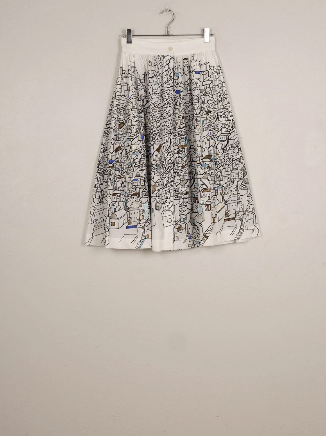 MII COLLECTION  -  Cyclades Skirt in Lime White