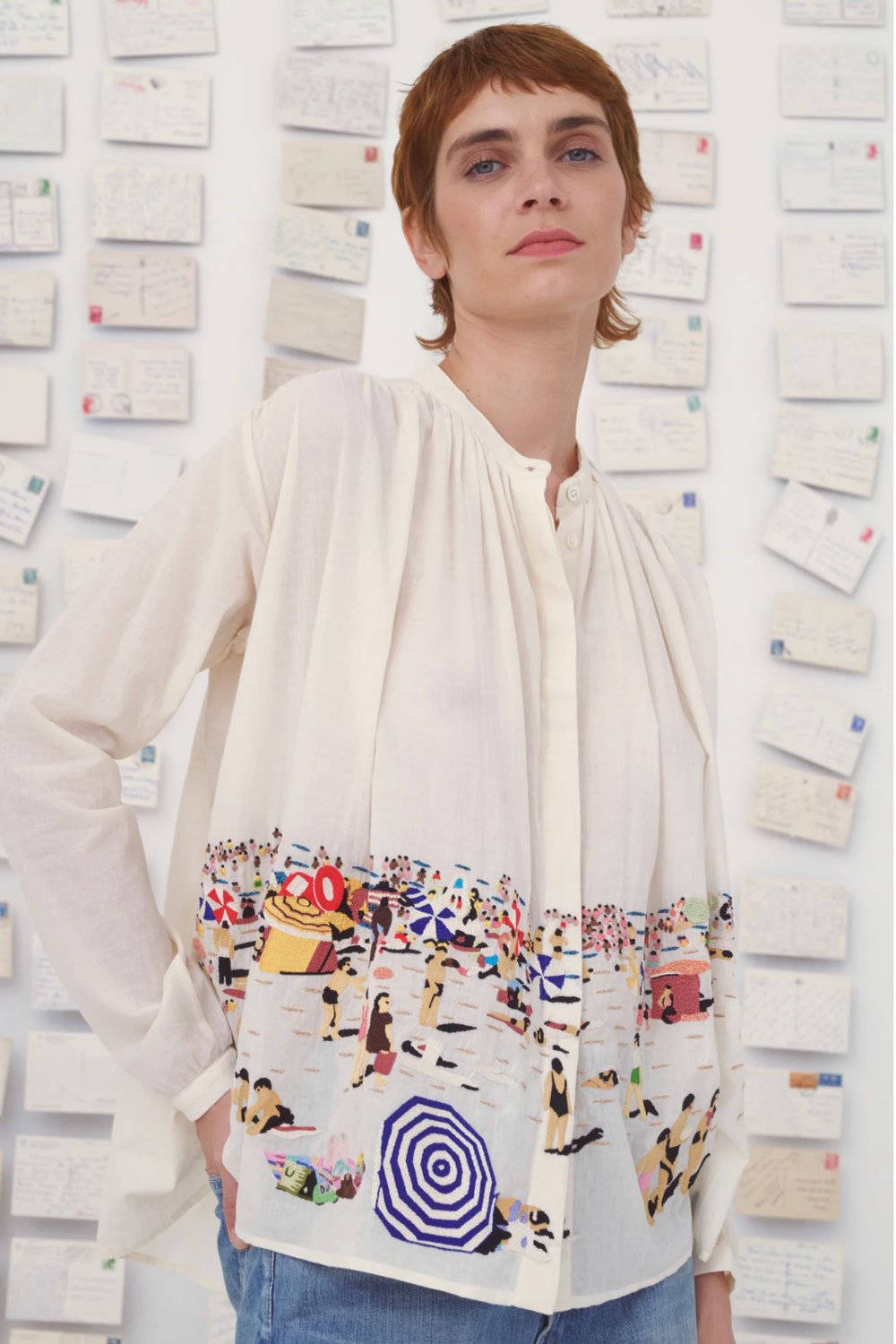 Mii COLLECTION  -  Shirt Natalie in Provence - Natural