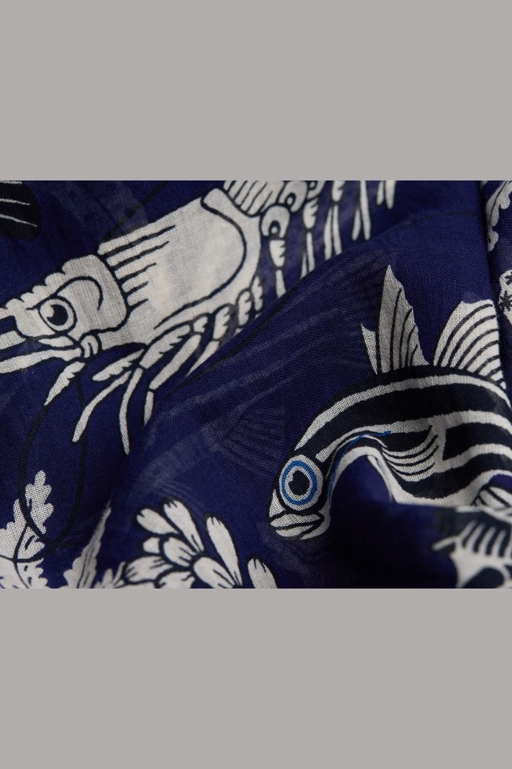 INOUI EDITIONS - Neptune Scarf 100 in Navy