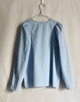 ATLANTIQUE ASCOLI -Nest 2 Puff Sleeved Blouse in Sky Blue