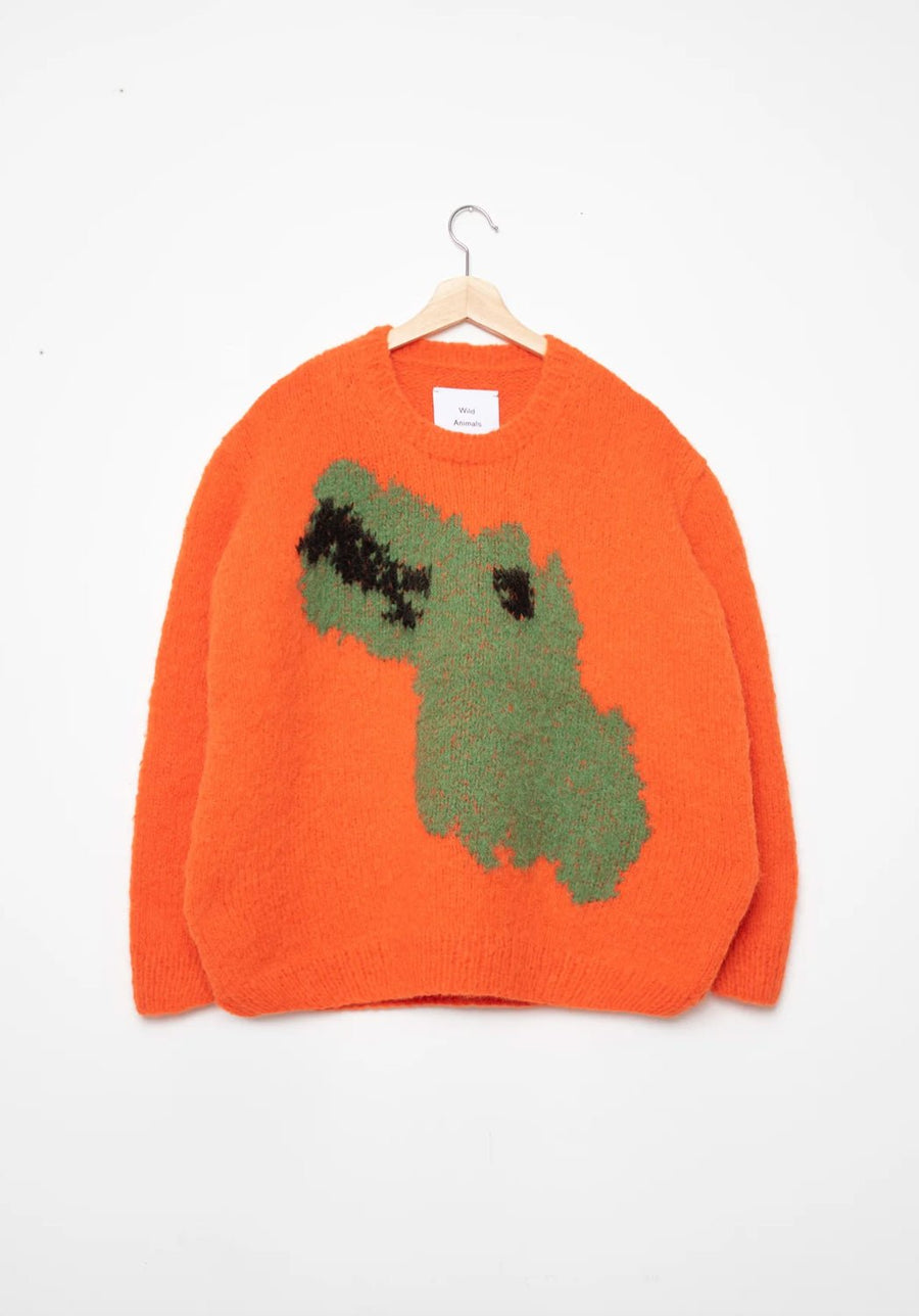 W.I.L.D. A.N.I.M.A.L.S. - Crocodile, Duckling Pullover in Orange