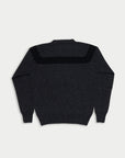 LA FETICHE - OSSIE GRAPHIC YOKE SWEATER in GREY/BLACK