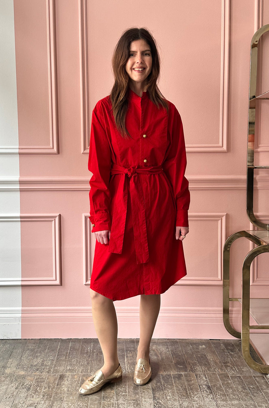 LES PRAIRIES DE PARIS - Robe Leo in Rouge