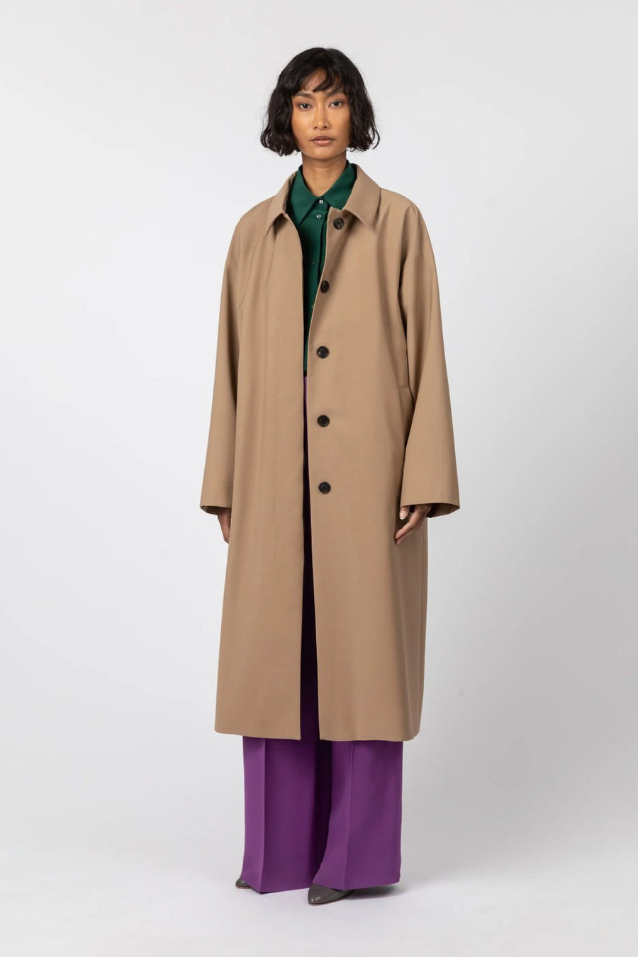 INDRESS - Po Trench Coat in Beige