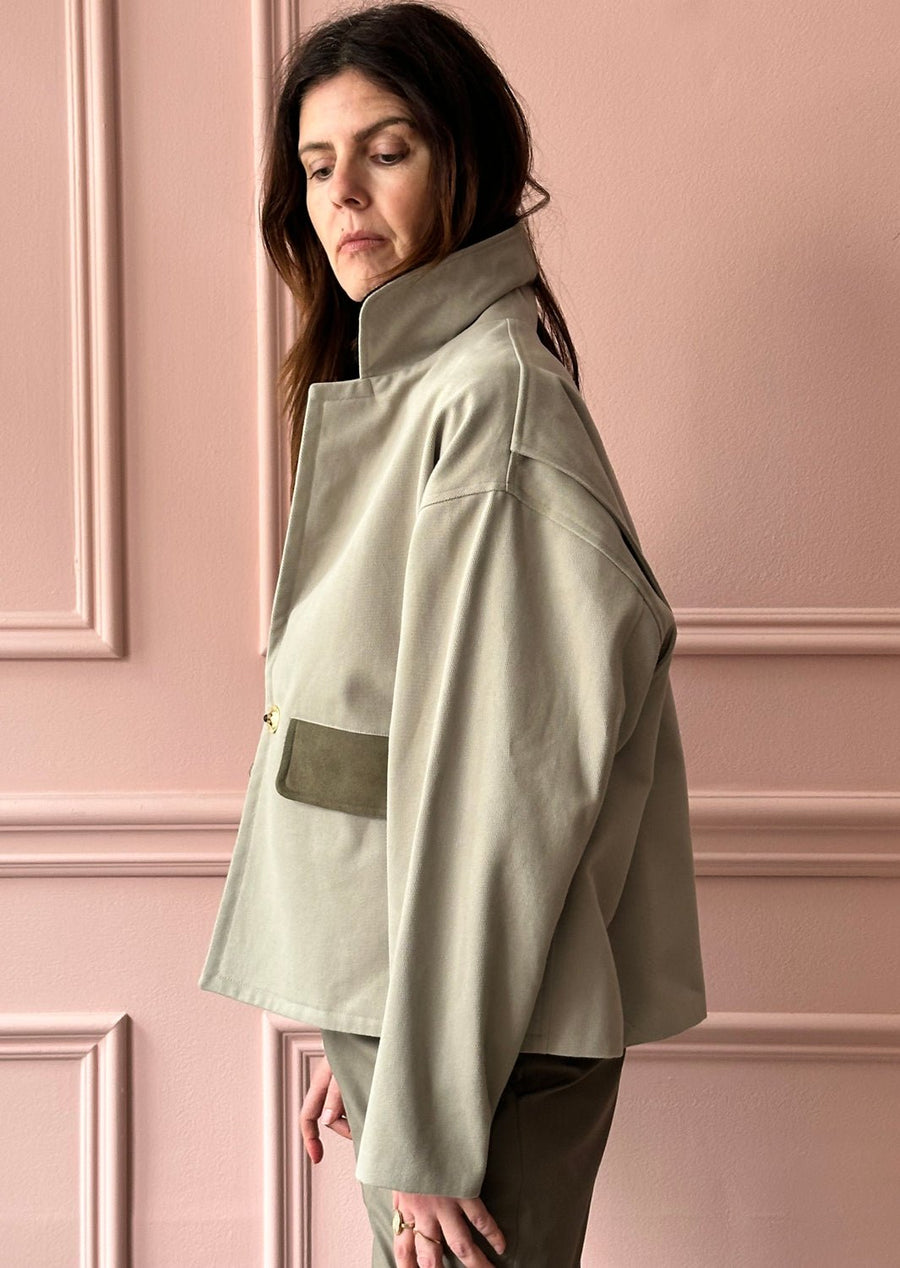 Les Prairies de Paris - Georges Jacket in Tan/Black