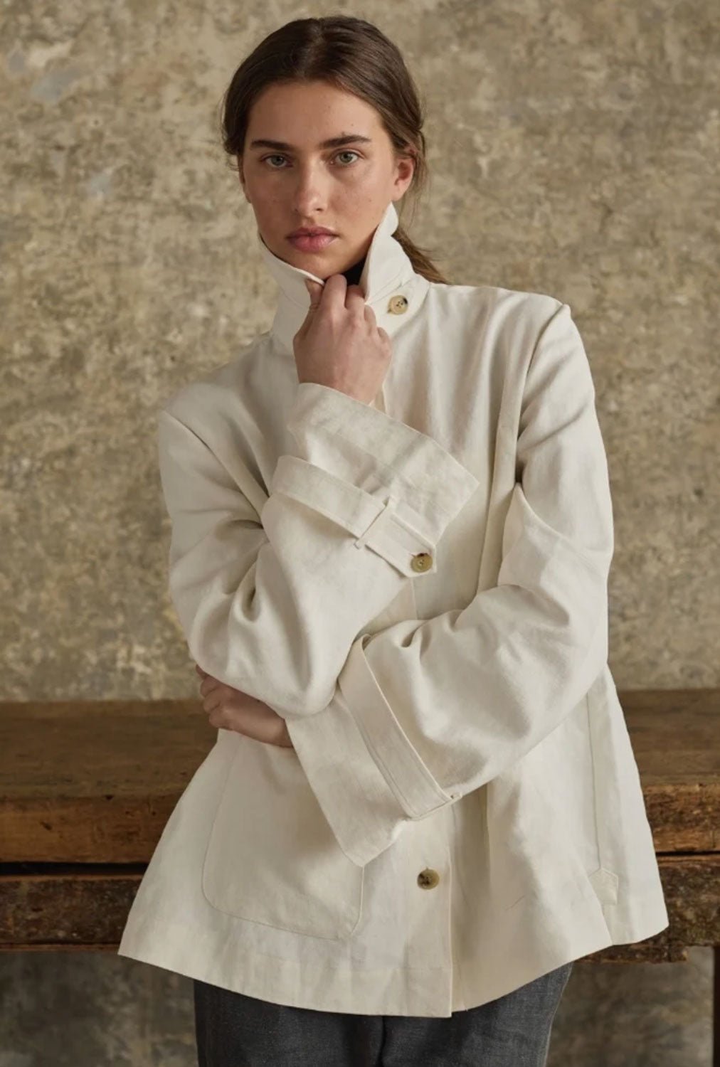 BOURRIENNE - Chemise Pigment in White