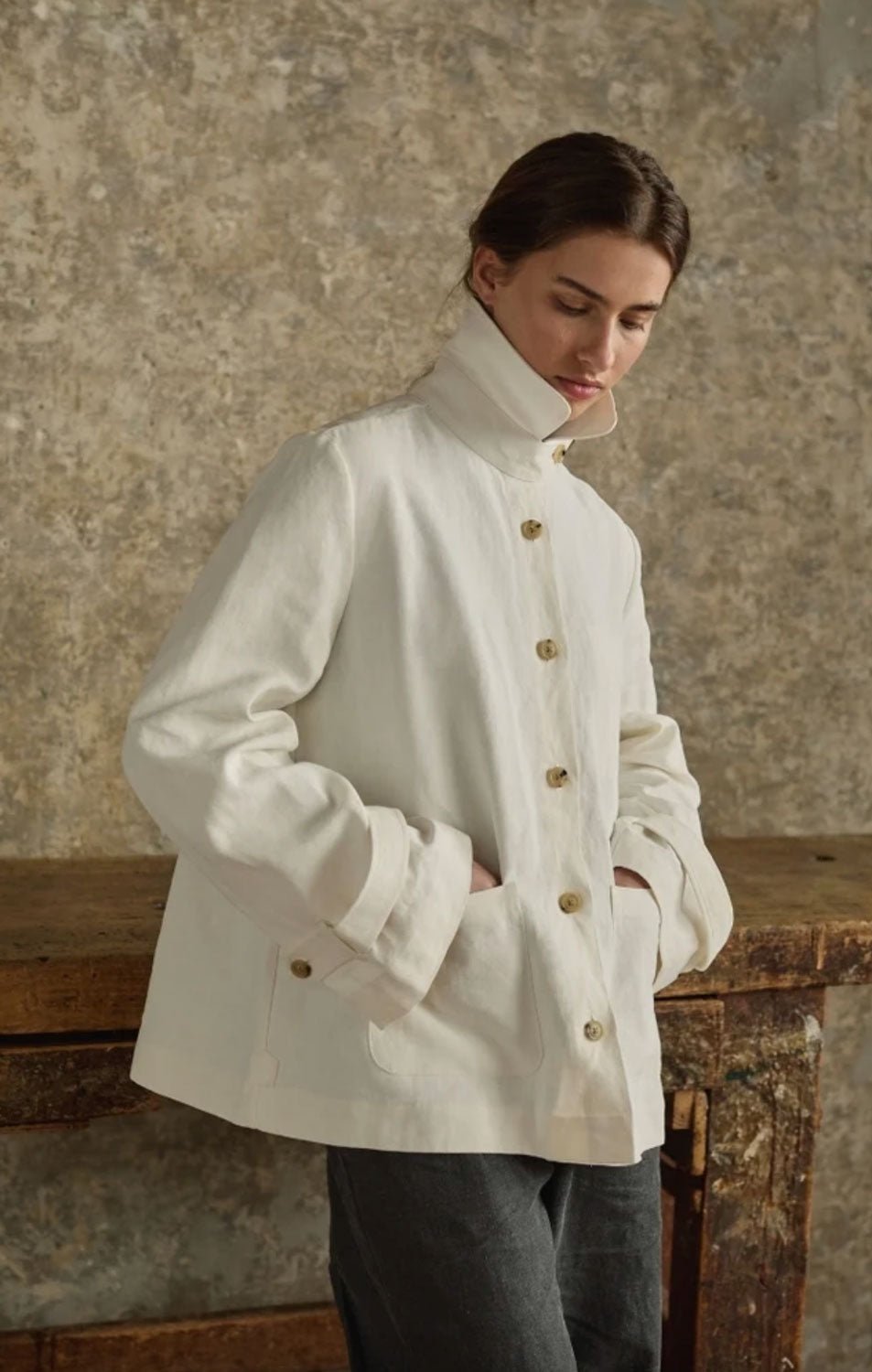 BOURRIENNE - Chemise Pigment in White