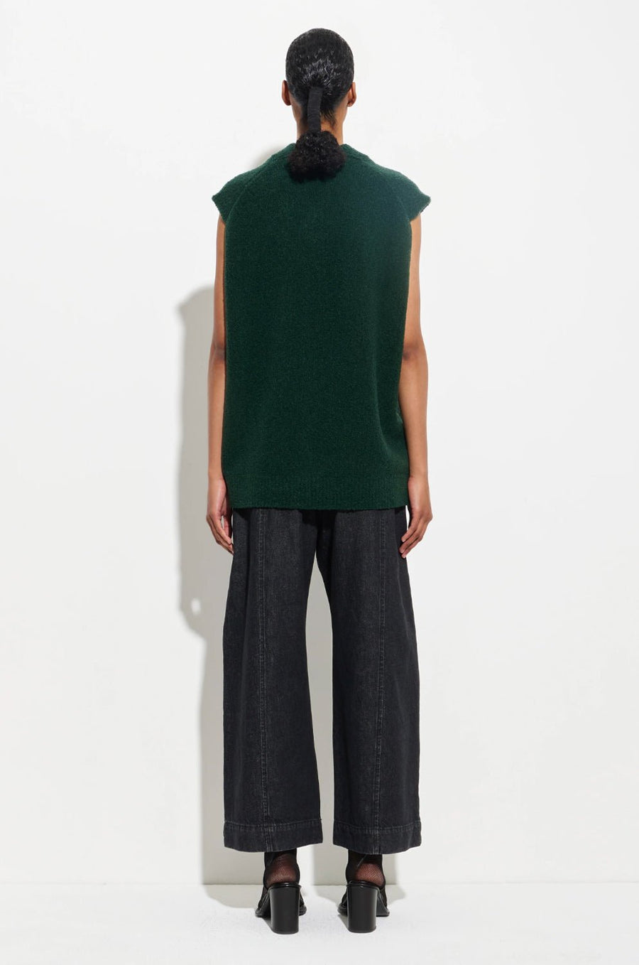 CHRISTIAN WIJNANTS - Knit Vest in Pine Green