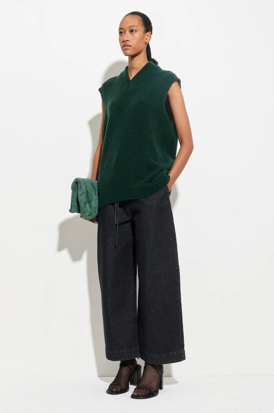 CHRISTIAN WIJNANTS - Knit Vest in Pine Green