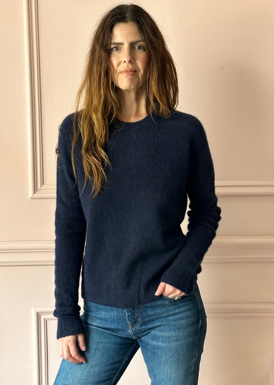 ROBERTO COLLINA - Cashmere Crewneck in Navy