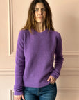 ROBERTO COLLINA - Cashmere Crewneck in Violet
