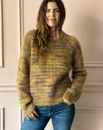 ROBERTO COLLINA - Fluffy Crewneck Sweater in Gold