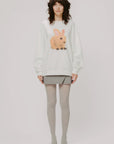 W.I.L.D. A.N.I.M.A.L.S. - Rabbit Sweatshirt in White