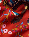 INOUI EDITIONS - RENE PERROT Square 65cm Scarf in Brown
