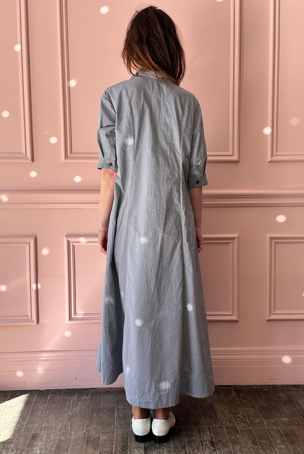 BERGFABEL - Sally Dress in Charcoal Check