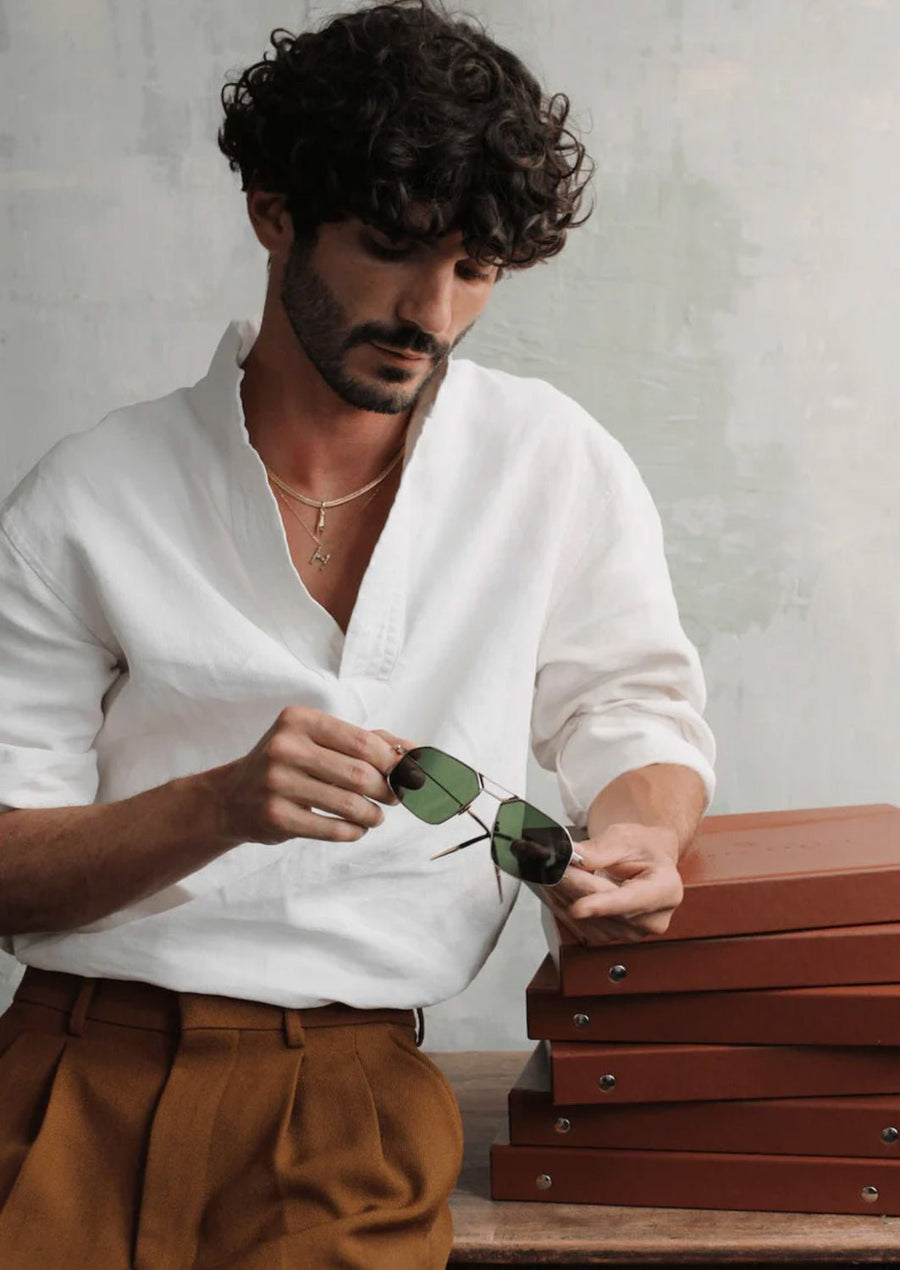 BOURRIENNE - Sculpteur Shirt in White
