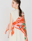 MANIPURI - Shangri-La 120cm Scarf in Pink