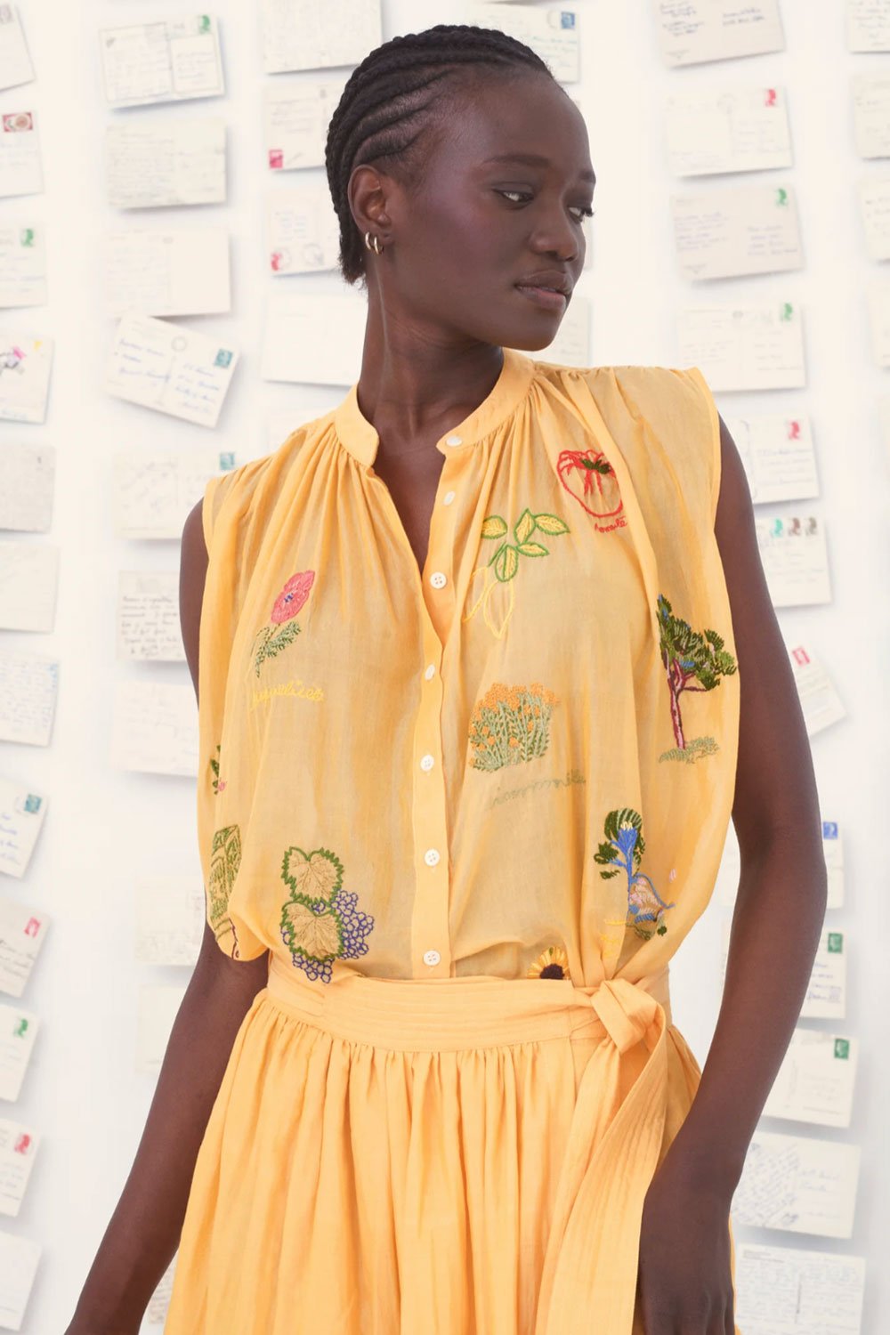 MII COLLECTION - IRIS SHIRT in Apricot