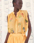 MII COLLECTION - IRIS SHIRT in Apricot