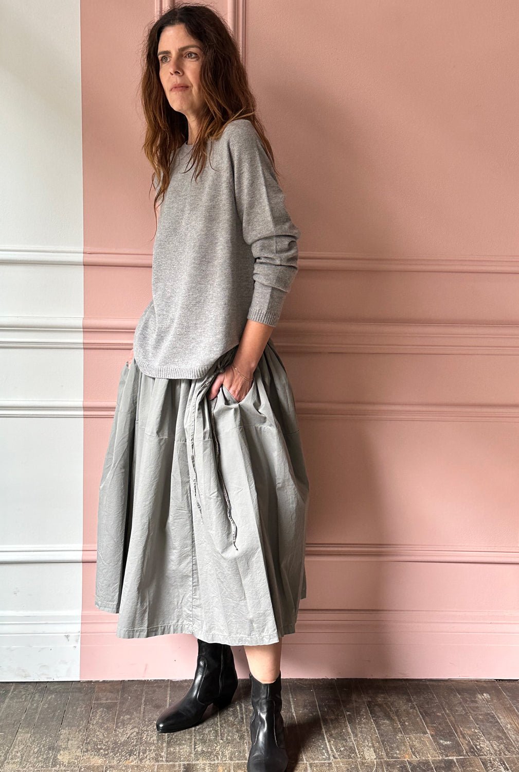 MANUELLE GUIBAL - Skirt Sata in Lichen