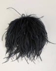 INDRESS - Feather Brooch/Headpiece in Slate Blue