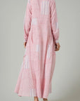 THIERRY COLSON - Parvati Caftan Dress in Red+ Neel Stripes