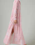 THIERRY COLSON - Parvati Caftan Dress in Red+ Neel Stripes