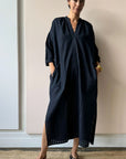 TWO NY - Grid Caftan in Black