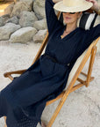 TWO NY - Grid Caftan in Black