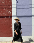 TWO NY - Grid Caftan in Black
