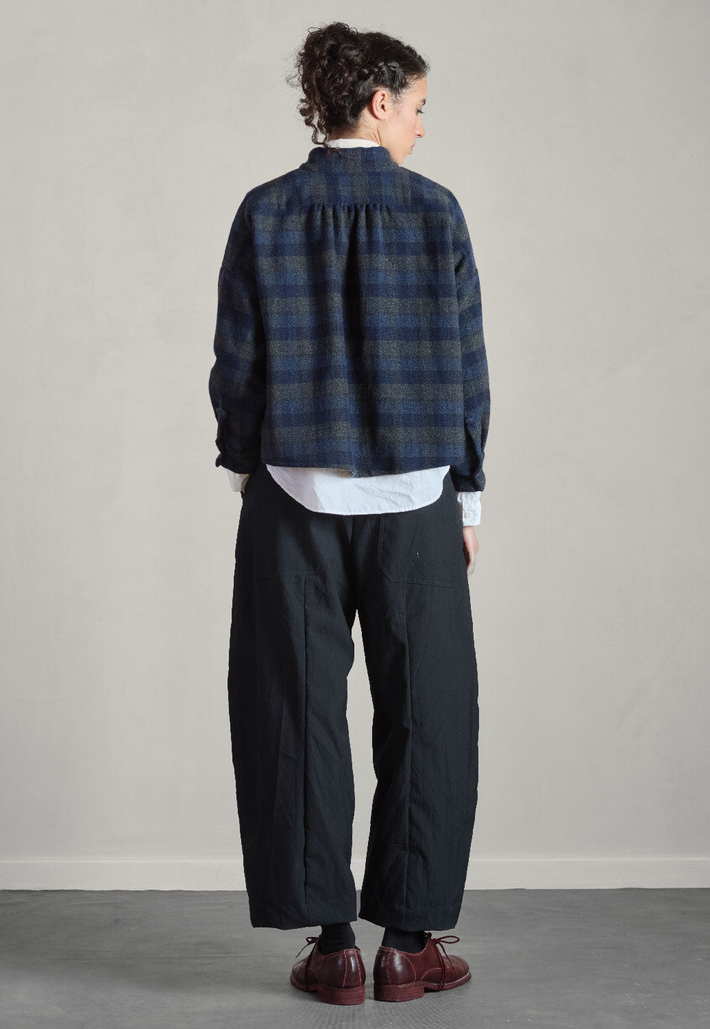 BERGFABEL - TINA Shirt in Carbon Check