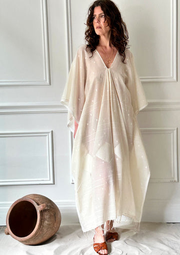 TWO NY - One of a Kind Caftan in White Diamond