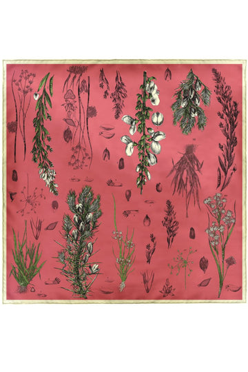 MANIPURI - Botany Scarf in Deep Pink