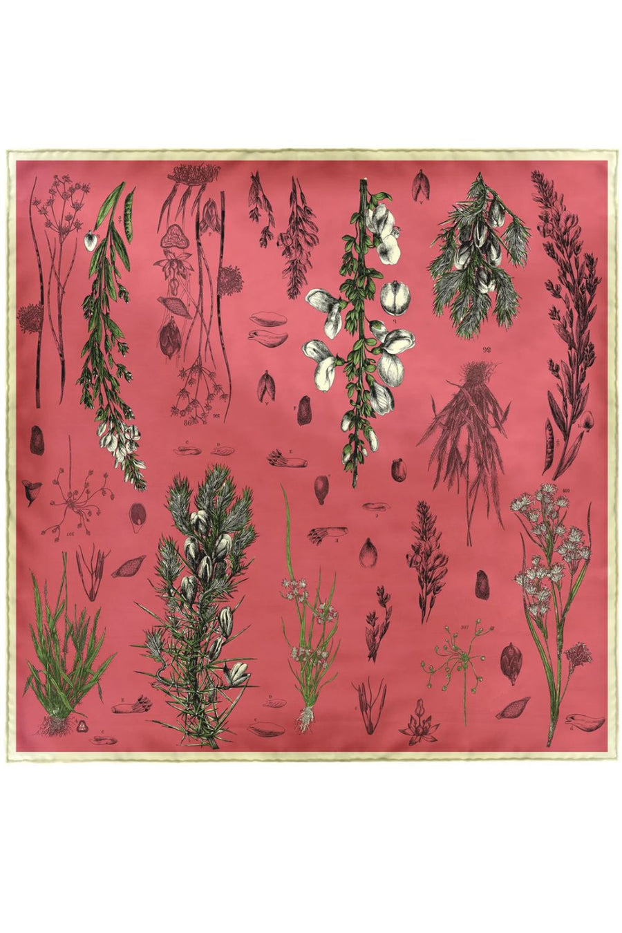 MANIPURI - Botany Scarf in Deep Pink