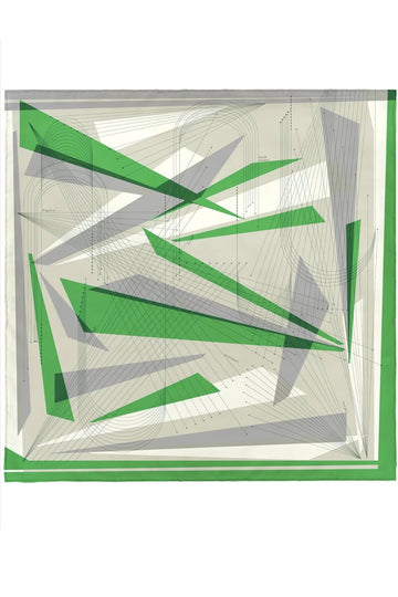 MANIPURI - Mirage Scarf in Green