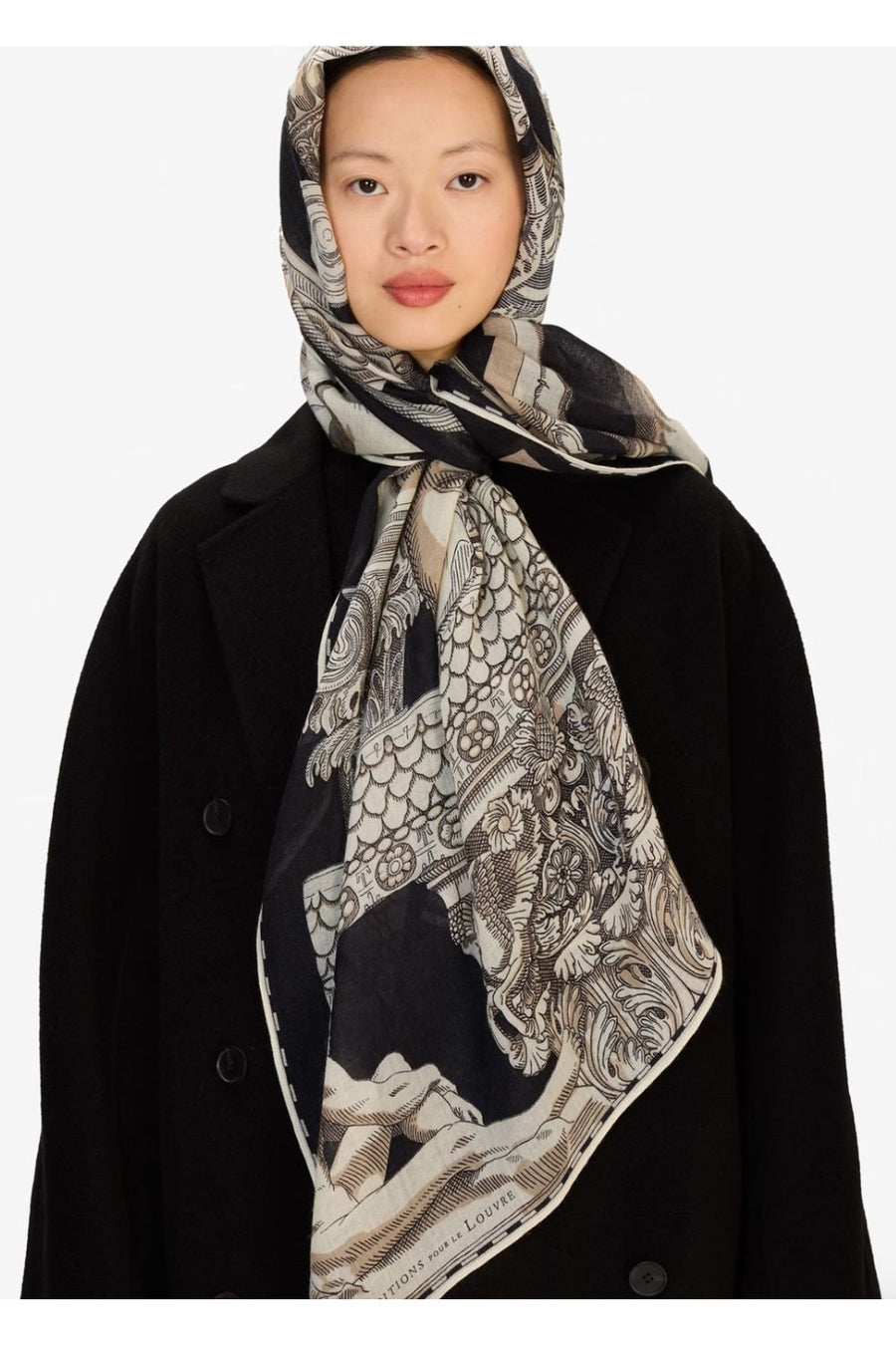 INOUI EDITIONS - 80 Archives Scarf in Black