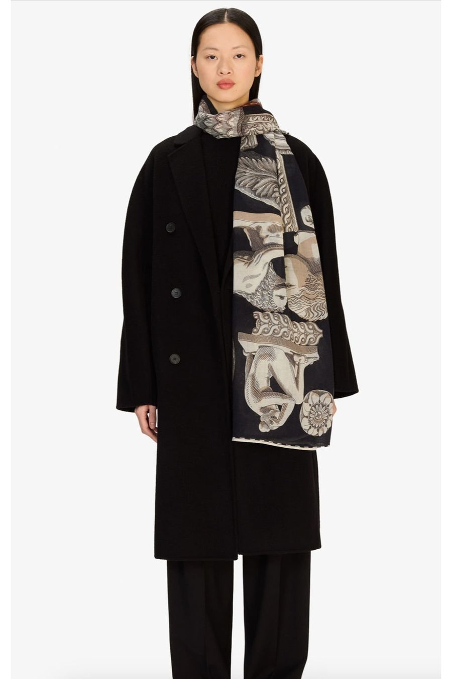 INOUI EDITIONS - 80 Archives Scarf in Black