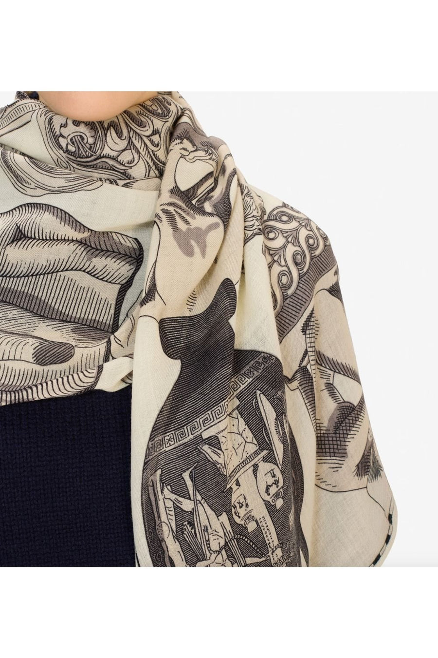 INOUI EDITIONS - 80 Archives Scarf in White