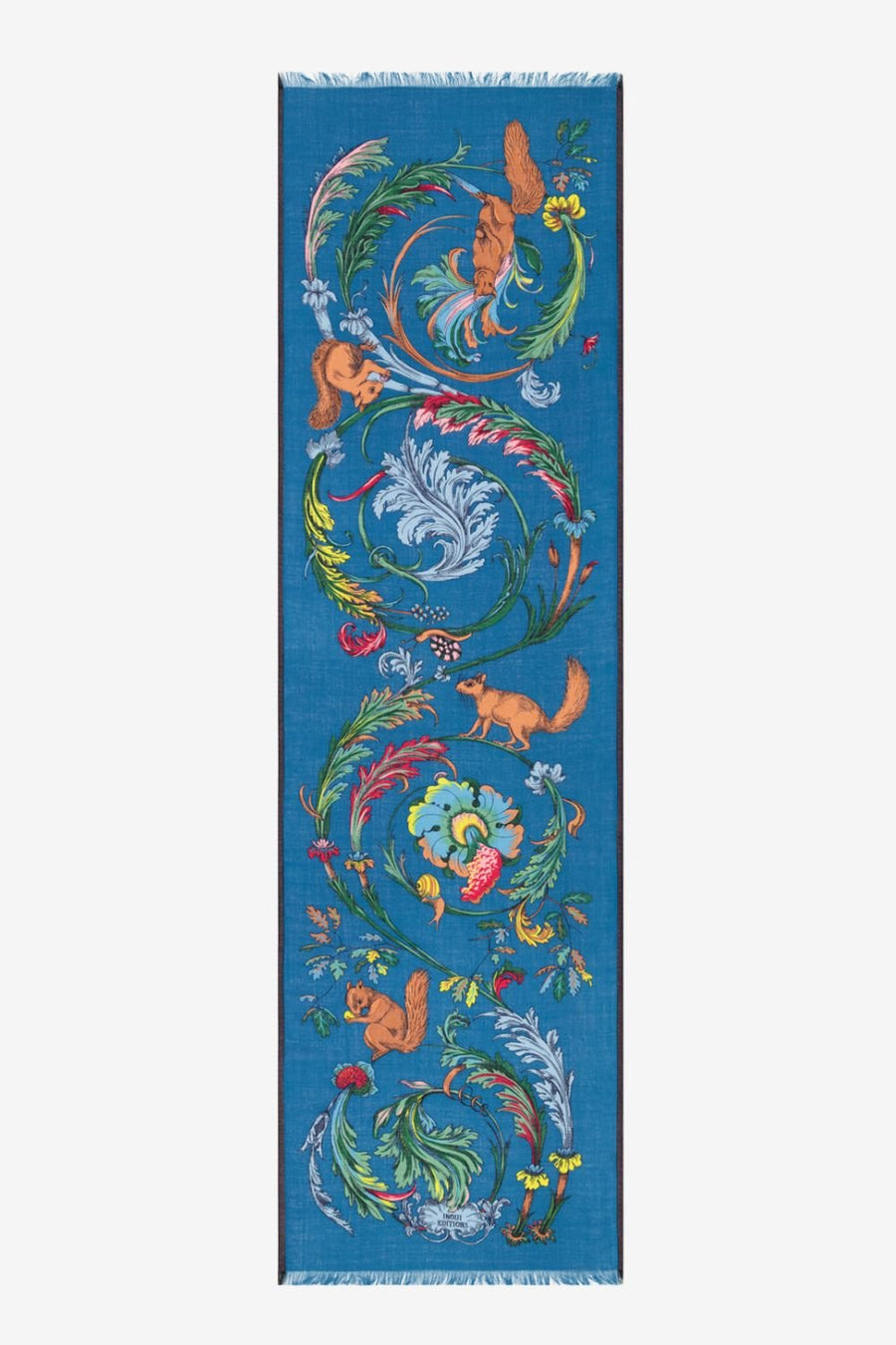 INOUI EDITIONS - 55 Rococo Scarf in Duck Blue