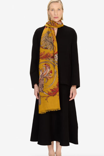 INOUI EDITIONS - 55 Rococo Scarf in Saffron
