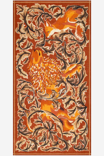 INOUI EDITIONS - Leonard 100cm Scarf in Orange