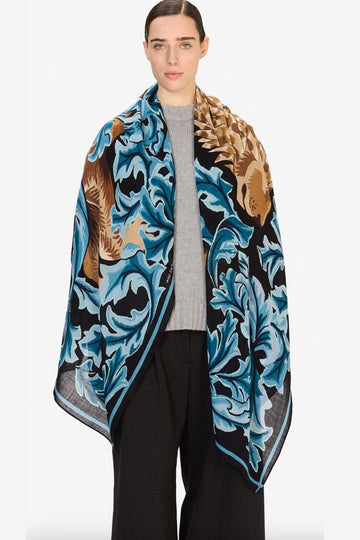 INOUI EDITIONS - Leonard 100cm Scarf in Blue